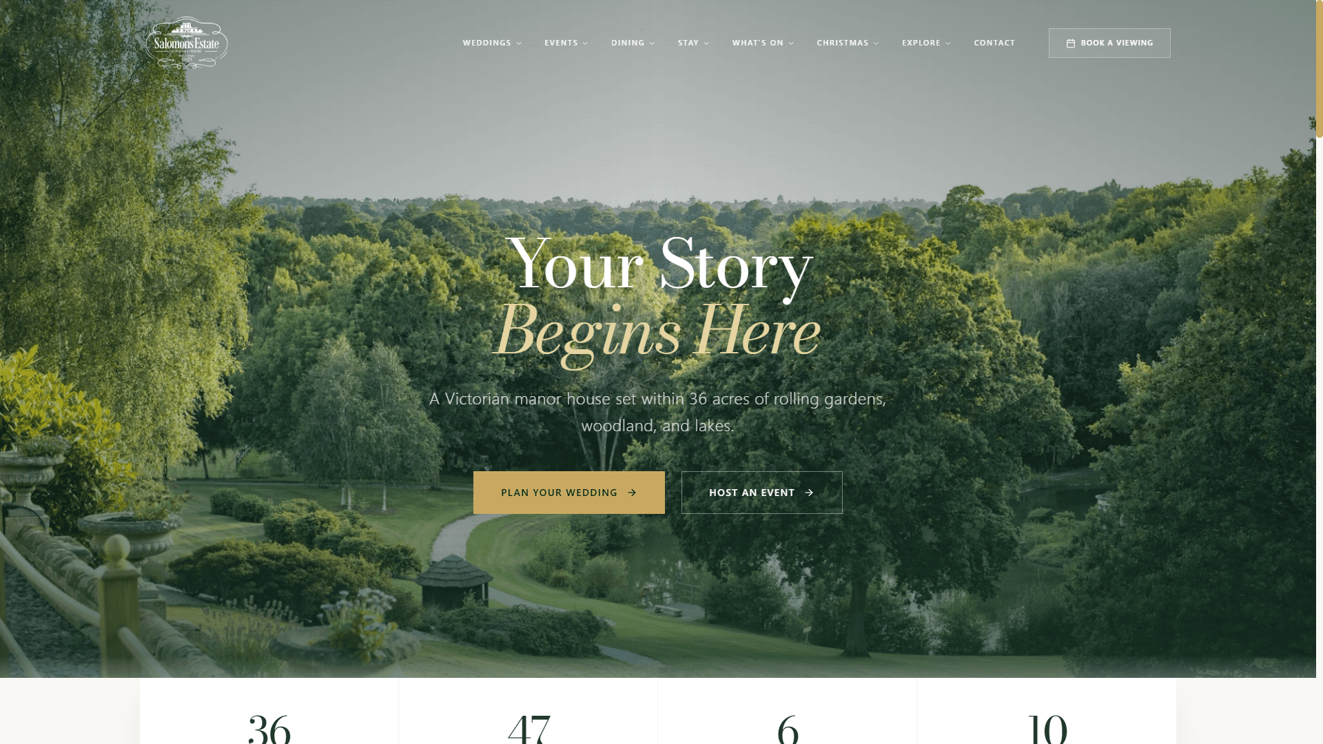 Salomons Estate website built by Boostkit